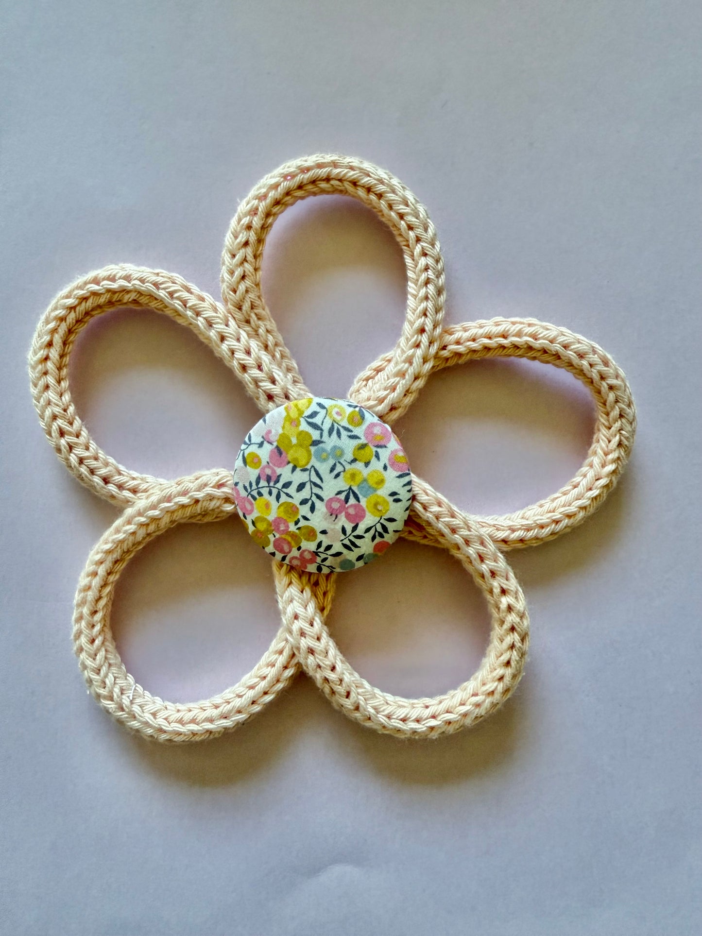 Grace&Golden X Knit&Knot Knitted Wire Flowers - Liberty Fabric Collection