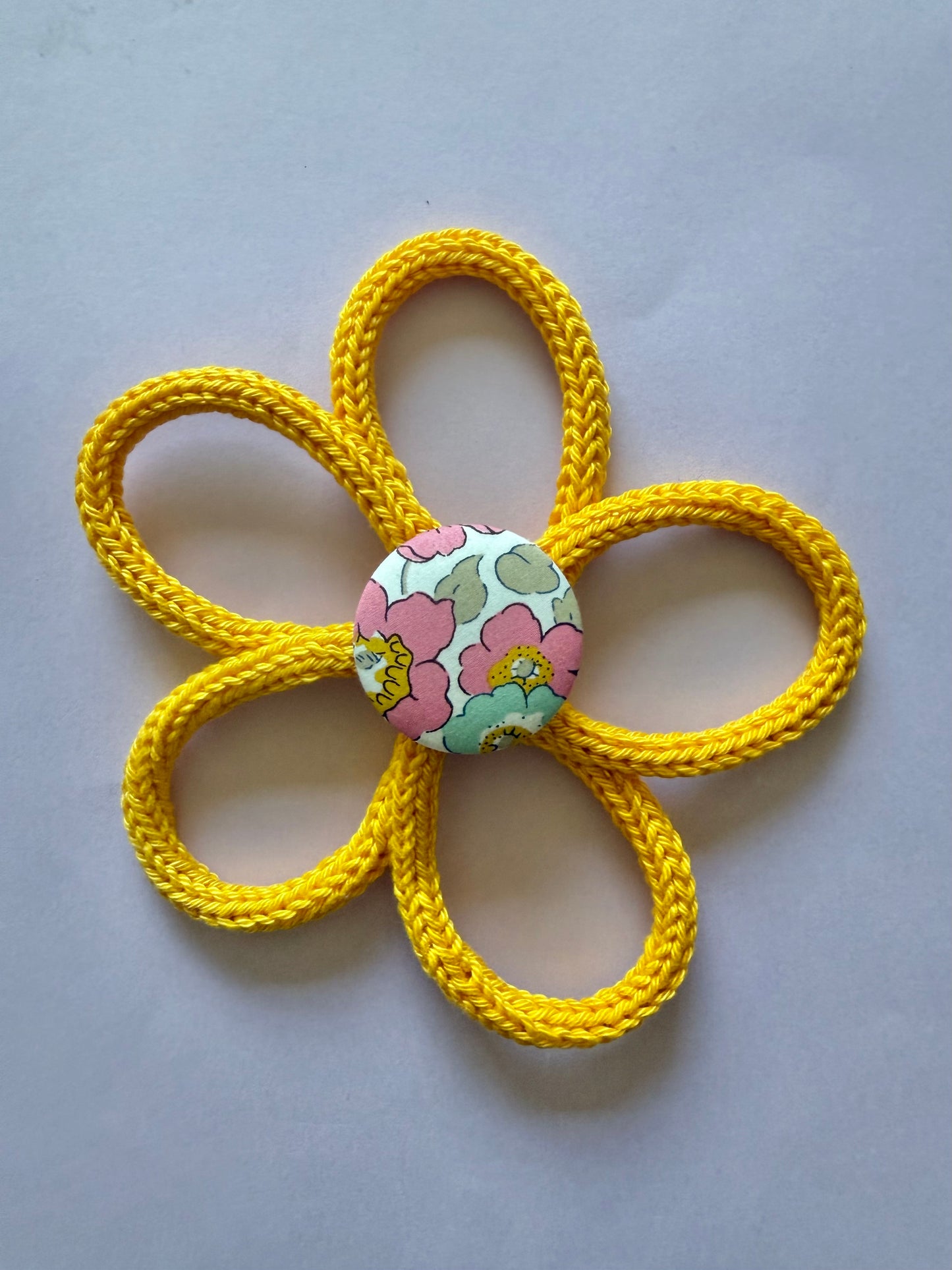 Grace&Golden X Knit&Knot Knitted Wire Flowers - Liberty Fabric Collection