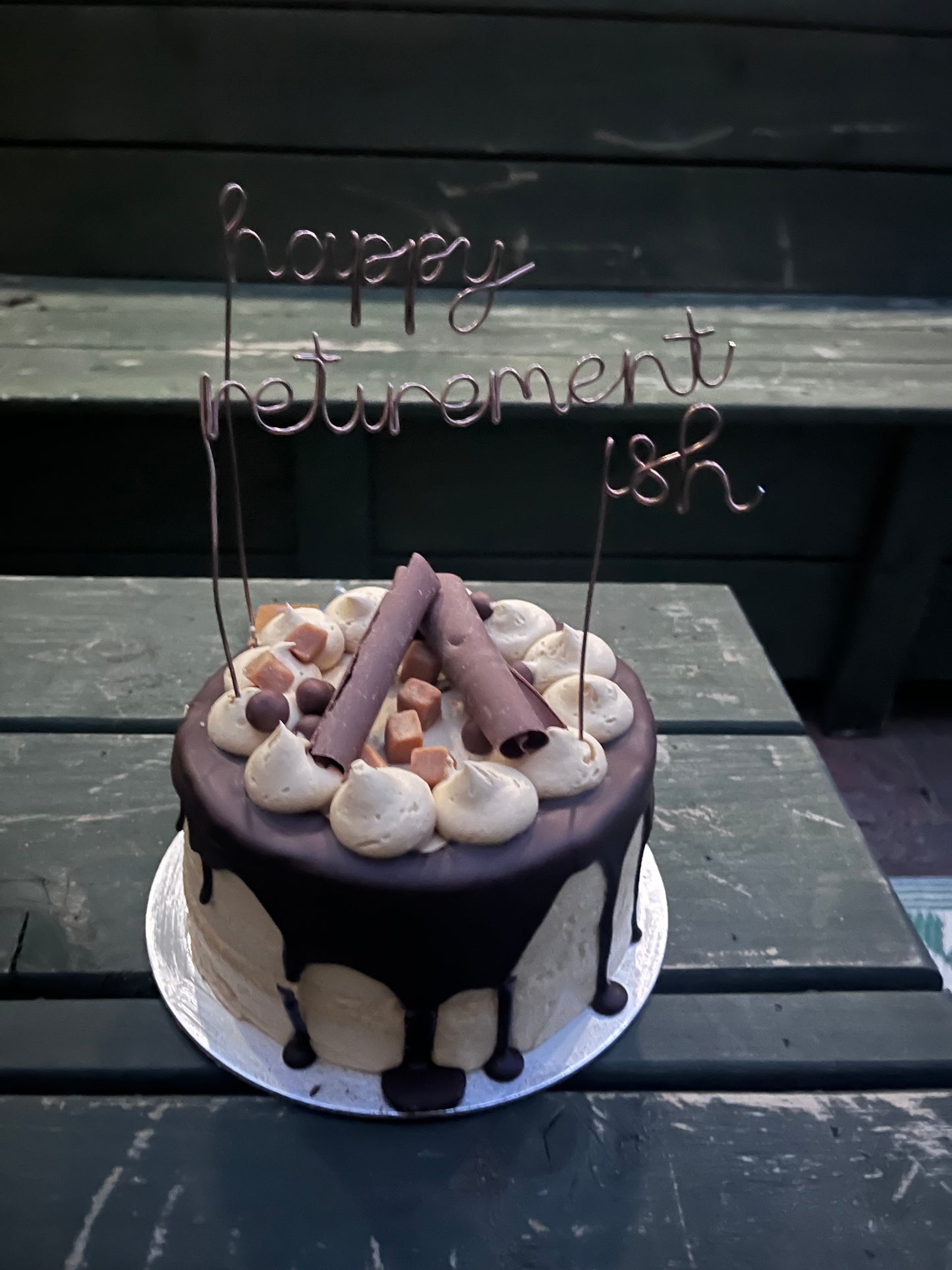 Personalised Wire Name Cake Topper - Handmade Wedding, Birthday and Celebration Decor