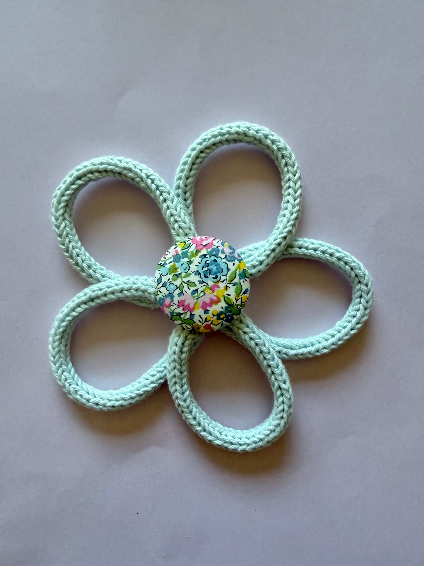 Grace&Golden X Knit&Knot Knitted Wire Flowers - Liberty Fabric Collection