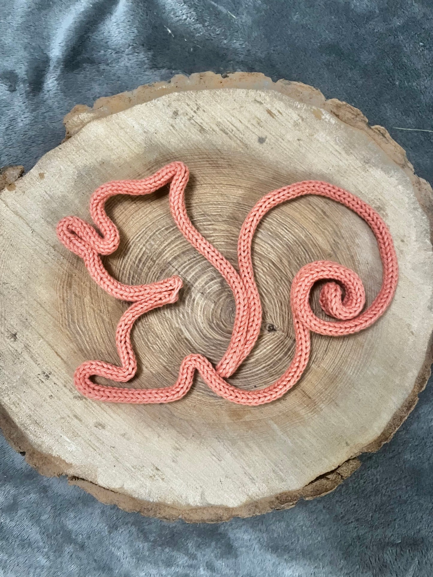 Handmade Squirrel Knitted Wire Wall Art - Decor for Woodland Theme Nursery