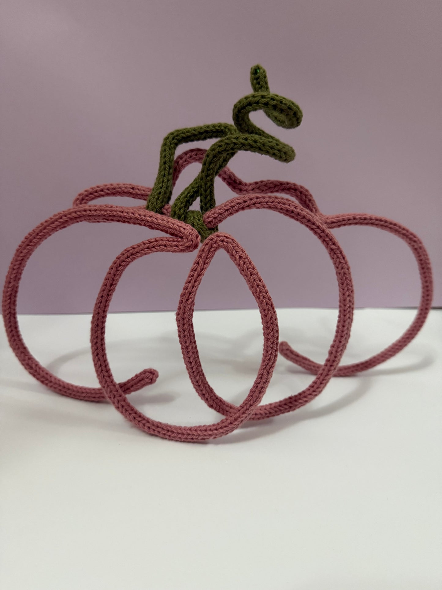 READY TO SHIP Handmade Pumpkin Knitted Wire Autumn Decor