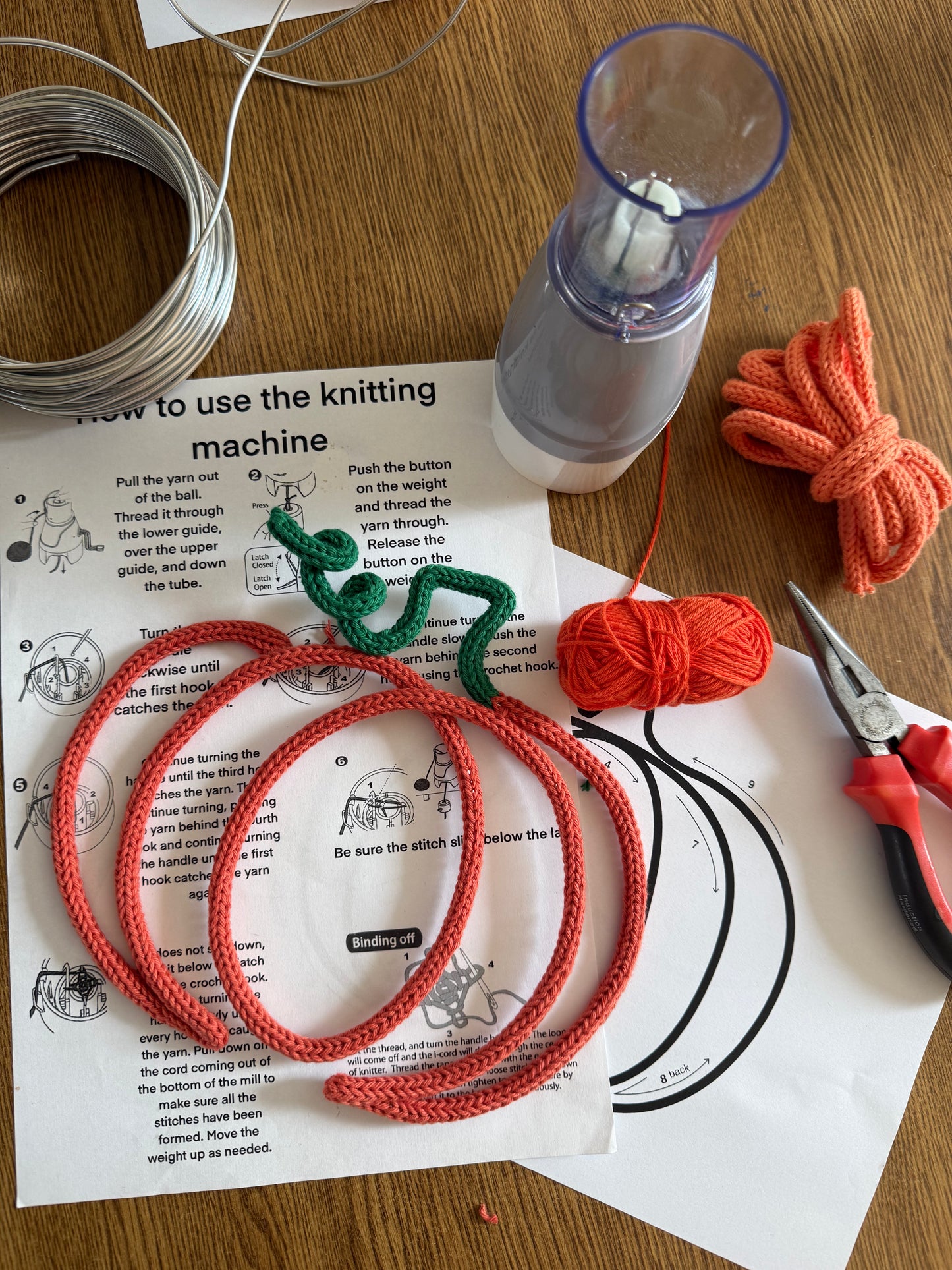 Knitted Wire Workshop – Create Your Own Knitted Wire Pumpkin Decor