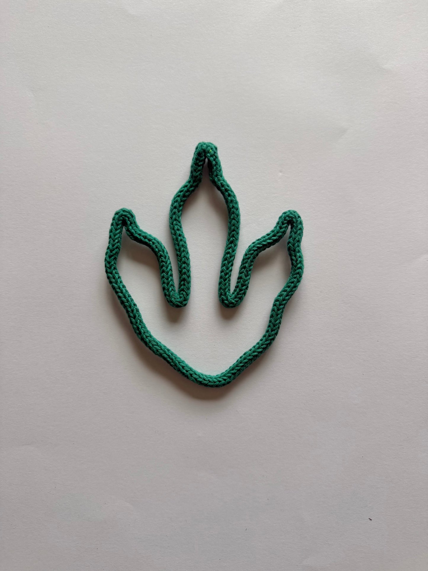 READY TO SHIP Knitted Wire Dinosaur Footprints | Handmade Wall Decor | Nursery & Kids Room Dino Tracks
