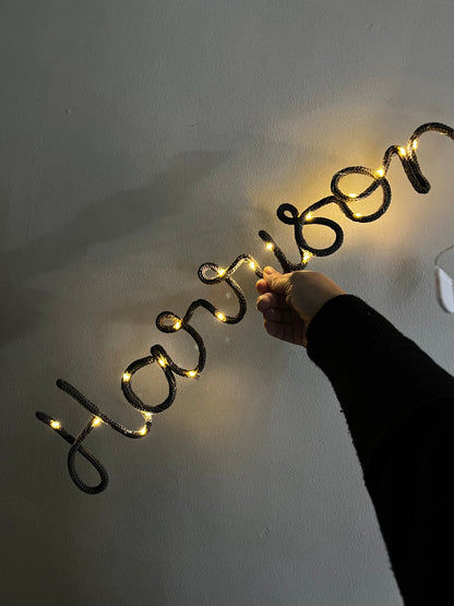 Twinkle Add-On: Fairy Lights for Your Knitted Wire Wall Art