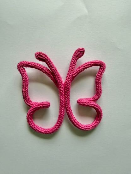 READY TO SHIP Butterfly Handmade Knitted Wire Wall Decor