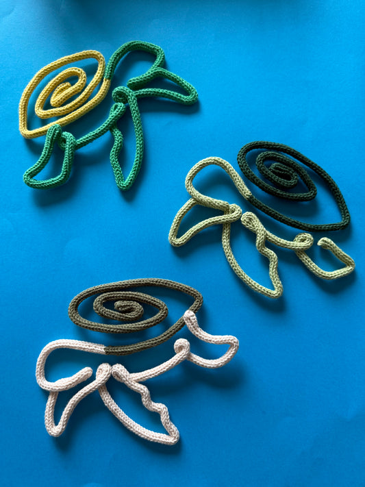 Knitted Wire Turtle | Beach Kids Room Decor | Under the Sea Wall Art
