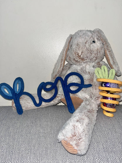 Handmade Knitted Wire Carrot – Easter Decoration & Creme Egg Holder