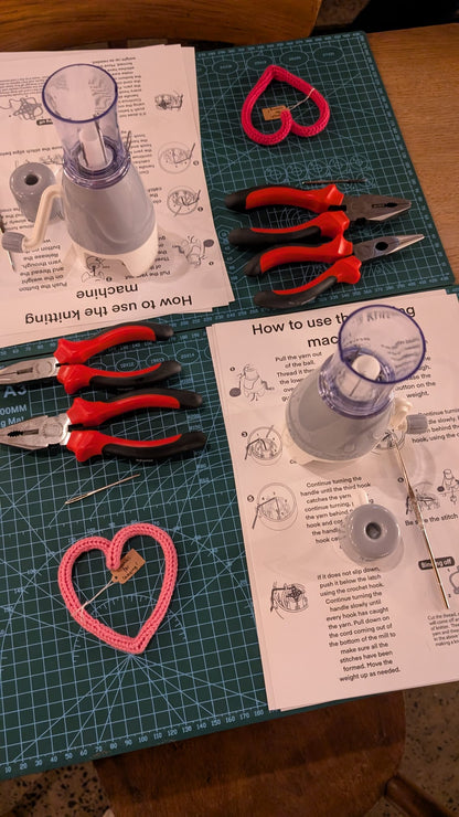 Knitted wire name making workshop by Knit & Knot in Lisburn