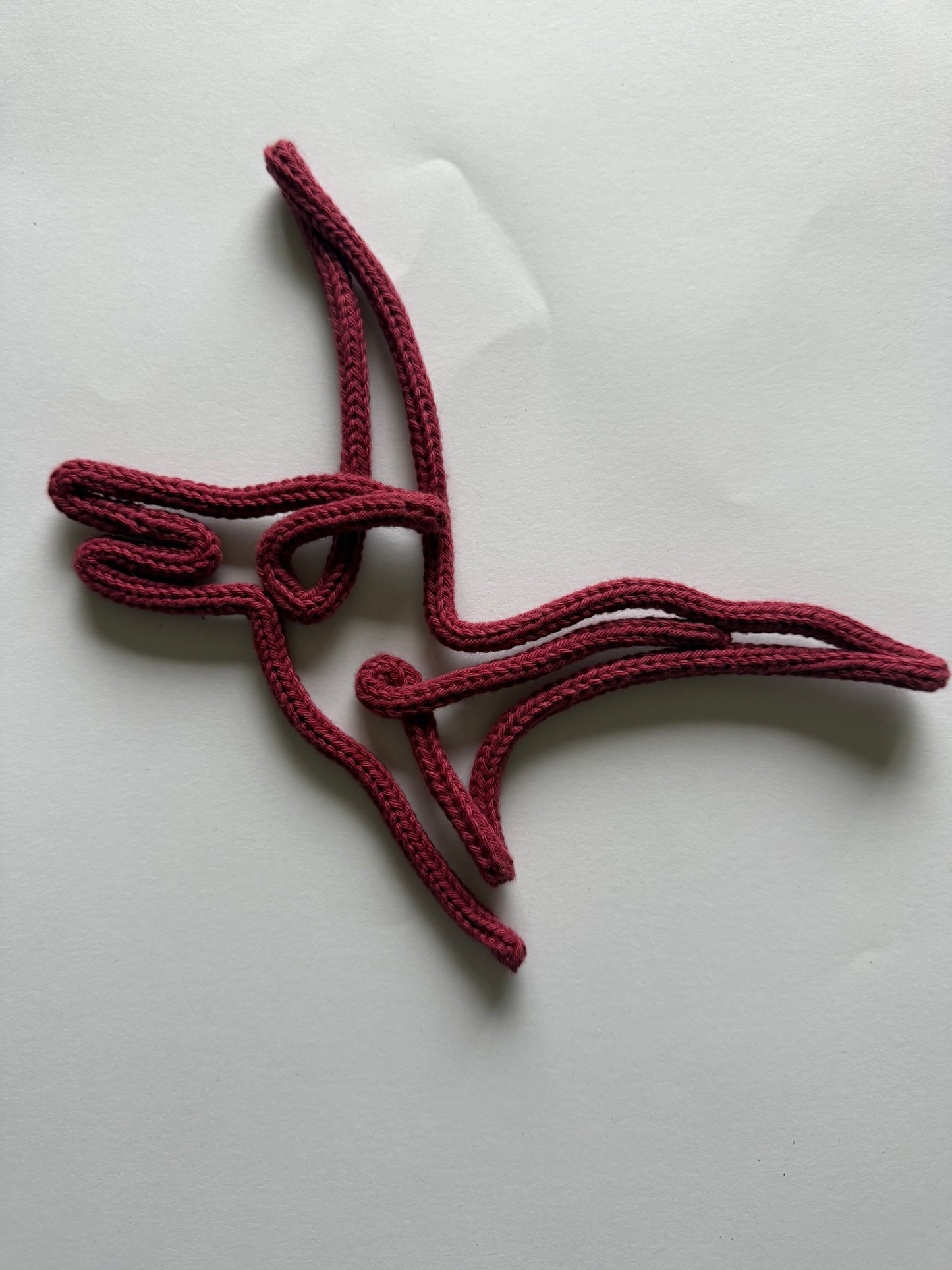 READY TO SHIP Handmade Dinosaur/Knitted Wire Wall Art - Dinosaur Theme Kid’s Decor