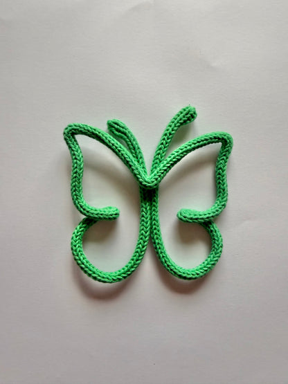 READY TO SHIP Butterfly Handmade Knitted Wire Wall Decor