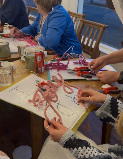 Knitted Wire Workshop Lisburn | Froth Coffee | Knit & Knot