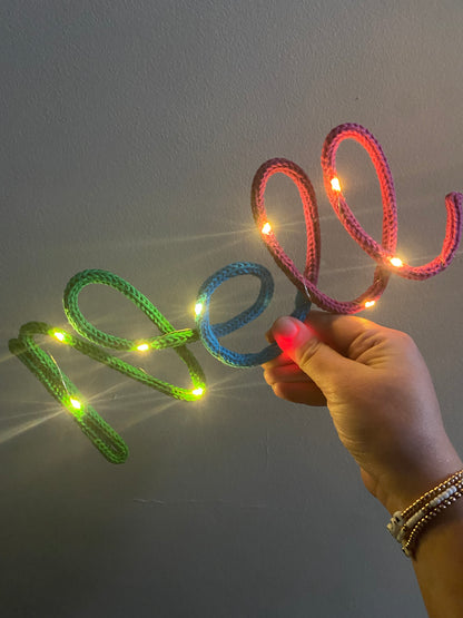 Twinkle Add-On: Fairy Lights for Your Knitted Wire Wall Art