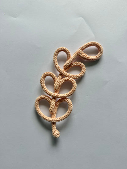 READY TO SHIP Branch of Leaves Handmade Knitted Wire wall decor