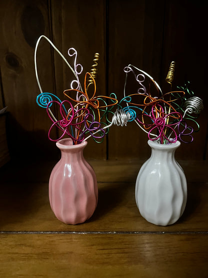 Personalised Mini Wire Flower Bouquet | Teacher Gift, Thank You Gift & Keepsake