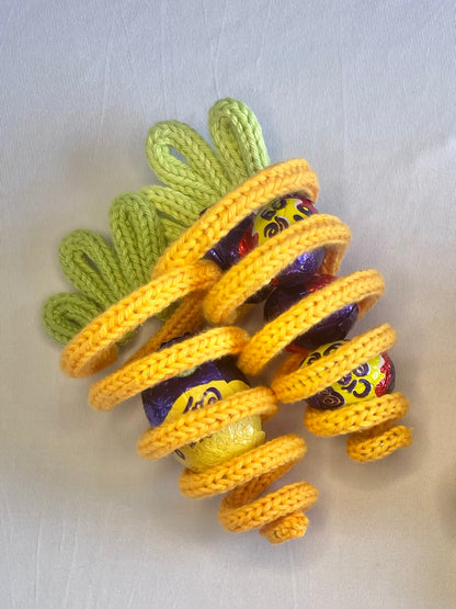 Handmade Knitted Wire Carrot – Easter Decoration & Creme Egg Holder