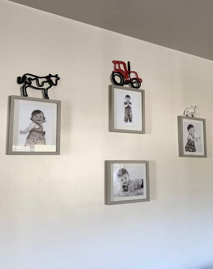 Handmade Pig Knitted Wire Wall Art - Farm theme Kid’s & Nursery Decor