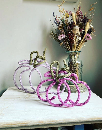 Handmade Pumpkin Knitted Wire Autumn Decor
