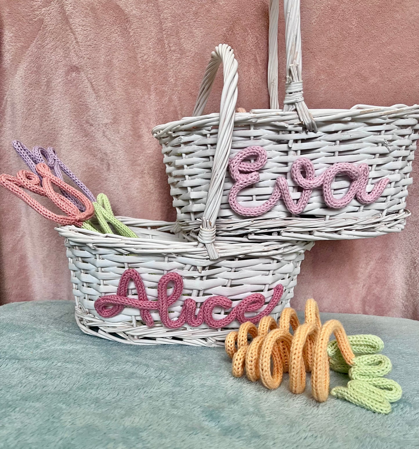 Handmade Knitted Wire Carrot – Easter Decoration & Creme Egg Holder