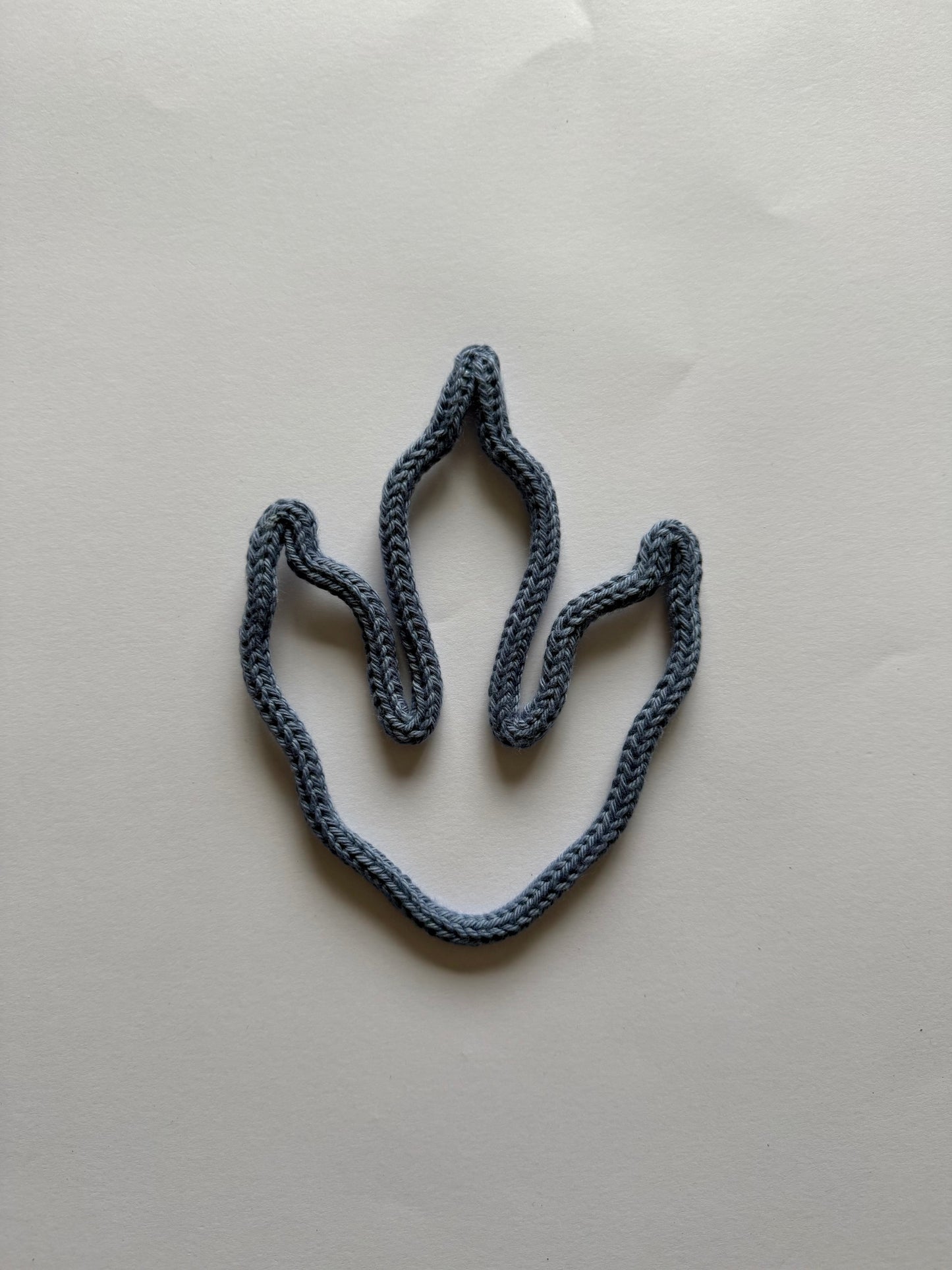 READY TO SHIP Knitted Wire Dinosaur Footprints | Handmade Wall Decor | Nursery & Kids Room Dino Tracks