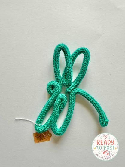 READY TO SHIP Handmade Dragonfly Knitted Wire Wall Decor - Nature Themed Wall Art