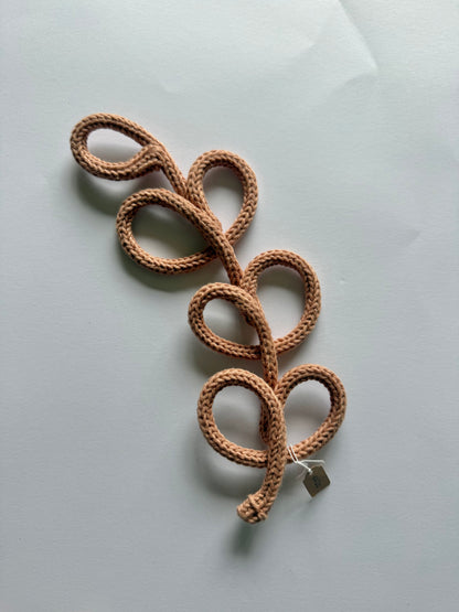 READY TO SHIP Branch of Leaves Handmade Knitted Wire wall decor