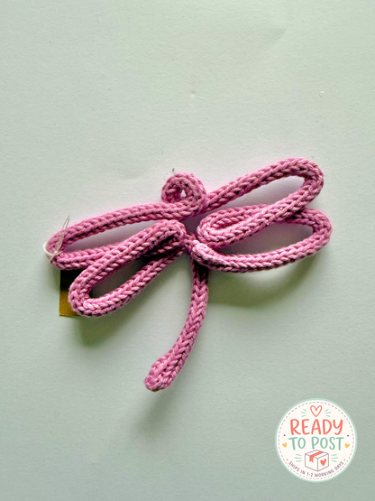 READY TO SHIP Handmade Dragonfly Knitted Wire Wall Decor - Nature Themed Wall Art