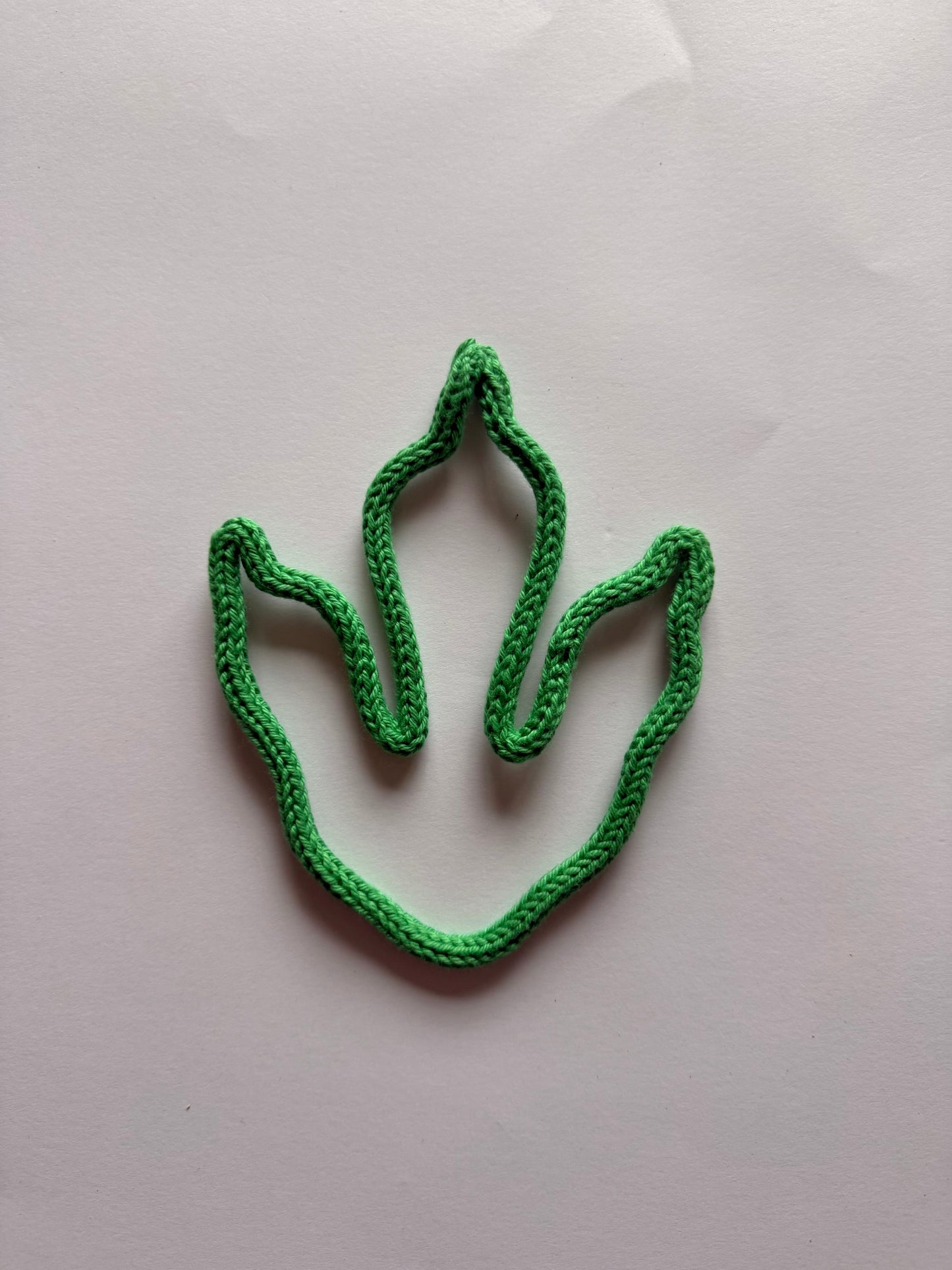 READY TO SHIP Knitted Wire Dinosaur Footprints | Handmade Wall Decor | Nursery & Kids Room Dino Tracks