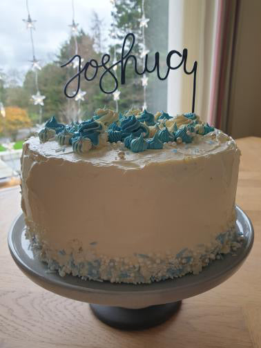 Personalised Wire Name Cake Topper - Handmade Wedding, Birthday and Celebration Decor