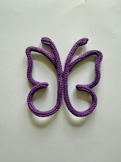 READY TO SHIP Butterfly Handmade Knitted Wire Wall Decor