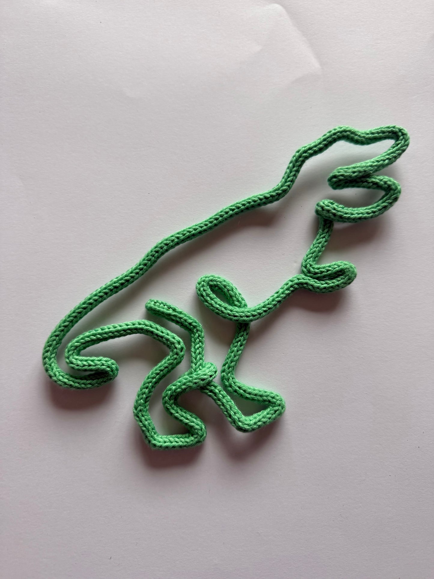 READY TO SHIP Handmade Dinosaur/Knitted Wire Wall Art - Dinosaur Theme Kid’s Decor