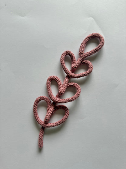 READY TO SHIP Branch of Leaves Handmade Knitted Wire wall decor