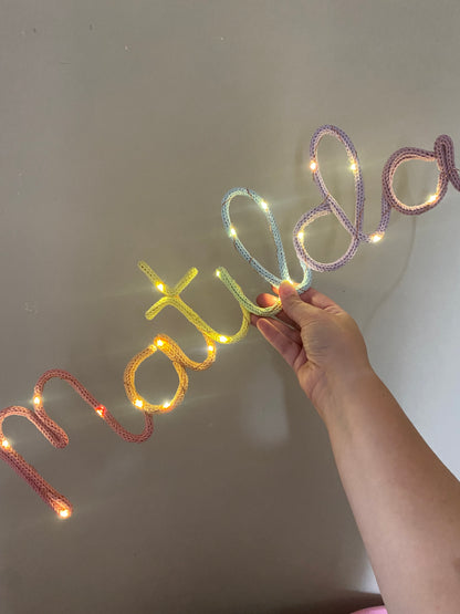 Twinkle Add-On: Fairy Lights for Your Knitted Wire Wall Art