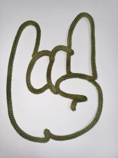 Rock On Knitted Wire Wall Art for Kids