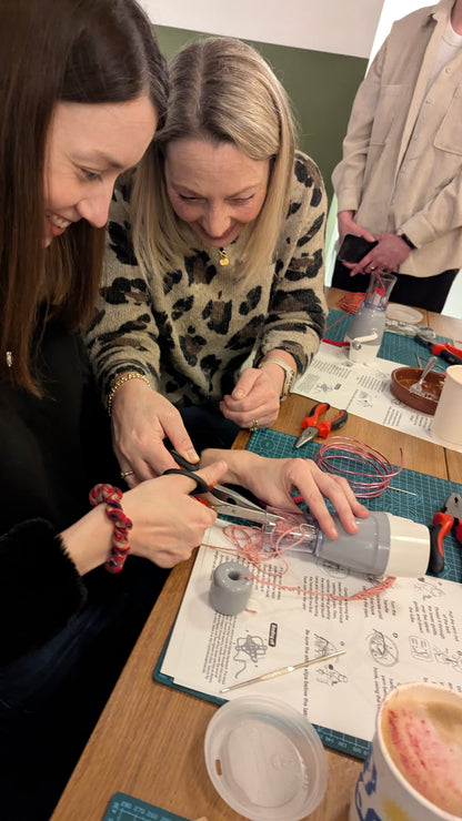 Knitted Wire Workshop Lisburn | Froth Coffee | Knit & Knot
